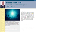 Desktop Screenshot of dissociation.com